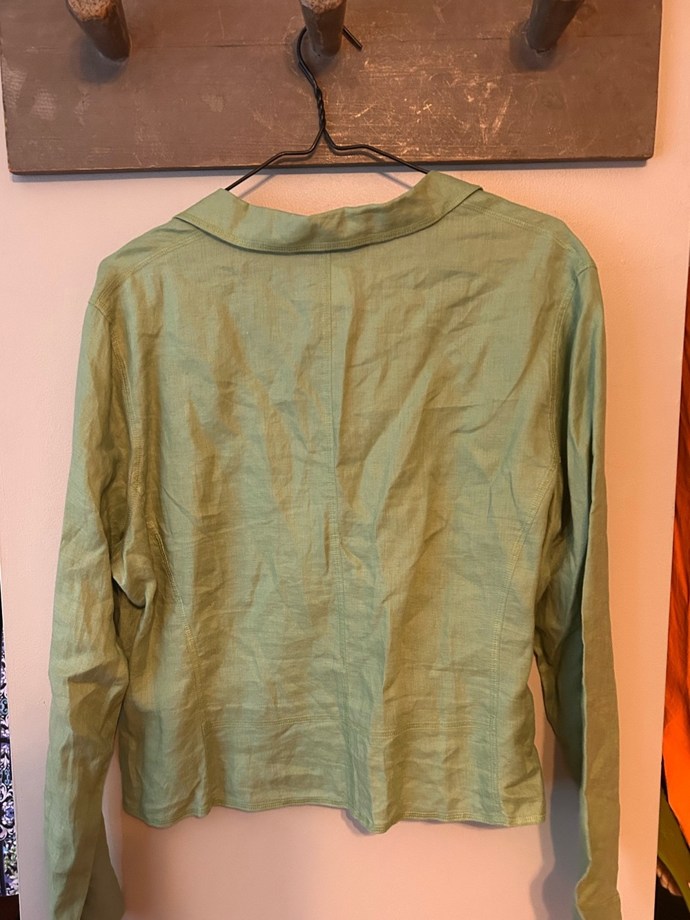 Jones NY linen unlined blzr - Picture 6 of 14